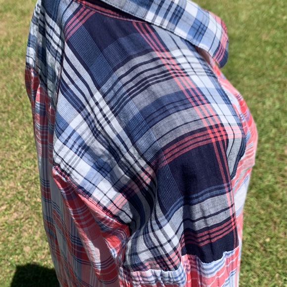 Joie Plaid Pullover Top Size Small - Picture 5 of 10